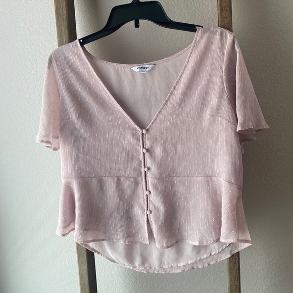 Express Tops - Express - blush blouse size XS